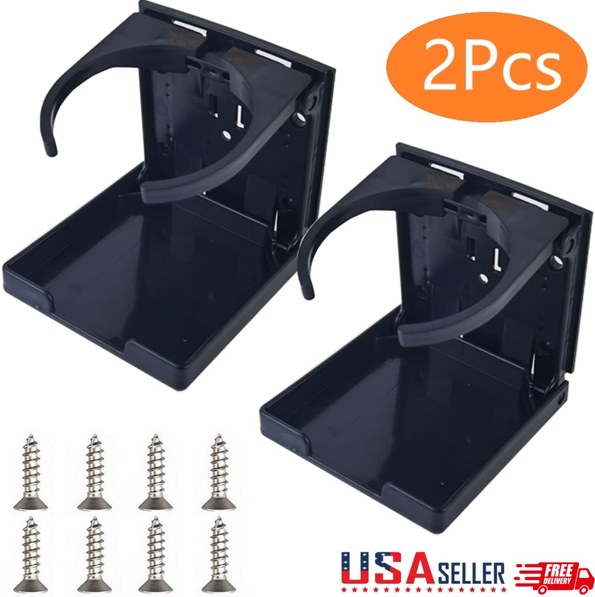 2PCS Car interior Beverage Holder Portable Wall-mounted Fold