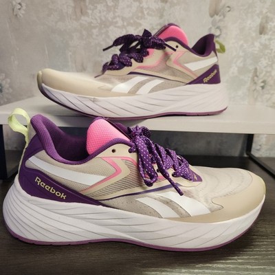 Reebok Energen Tech Plus Women 9.5 Purple Pink White Running Sneakers Athletic