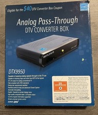 DTX9950 Digital Stream Analog Pass-Through DTV Converter Box New Sealed
