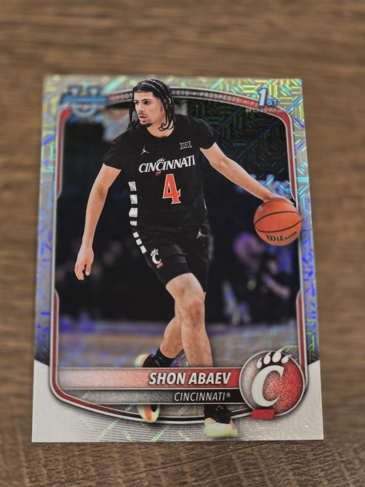 2025-26 Bowman Shon Abaev Mojo Refractor 