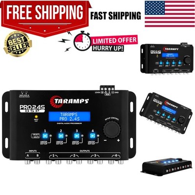 Compact DSP Crossover with 12 Preset Equalizations & Precision Control Features