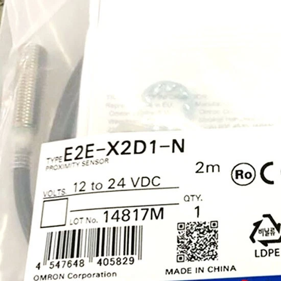 1PC New Omron E2E-X2D1-N Proximity Switch Sensor E2E-X2D1N In Box US Free TAX - Image 2 of 4