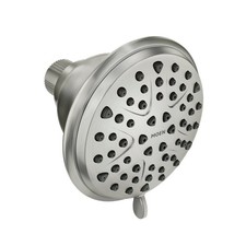 Moen Attune 8-Spray Patterns 4 in. Wall Mount Fixed Shower Head Brushed Nickel
