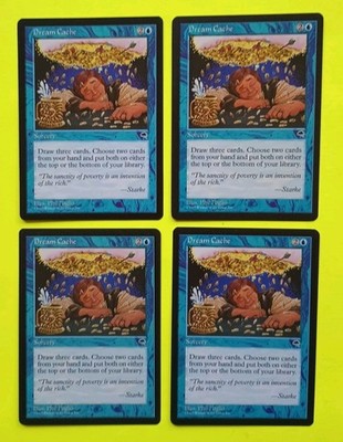 Magic the Gathering MTG Tempest DREAM CACHE X 4 LP/EX C  1997 Vintage Nice!