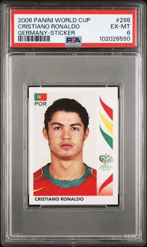 Ronaldo Panini World Cup 2006 Germany FIFA Sticker - PSA EX MINT 6 Portugal UK - Bild 5 von 24