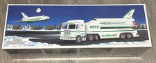 Hess 1999 Toy Truck and Space Shuttle With Satellite
