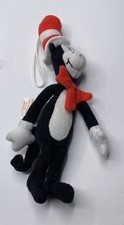 2003 Dr Seuss Cat in the Hat Ornament Plush Stuffed Animal 8" Official Movie