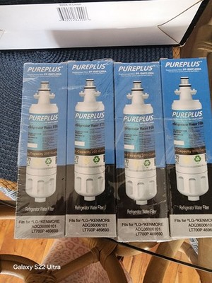 (Lot of 4) PurePlus Refrigerator Water Filter PP-RWF1200A Brand New SEALED!!