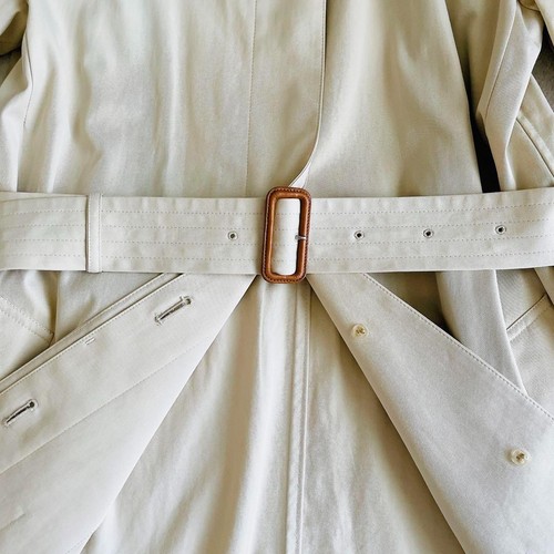 Gabardina BURBERRY LONDON Nova Check cinturón midi talla 38/US:S auténtica - Imagen 6 de 19