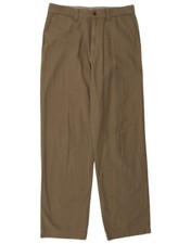 DOCKERS Mens Khakis Straight Chino Trousers W32 L32 Beige DH18