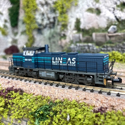 Locomotive diesel G1206, 500 1571 LINEAS, Ep VI - PIKO 40482 - N 1/160 | Condition: Neuf