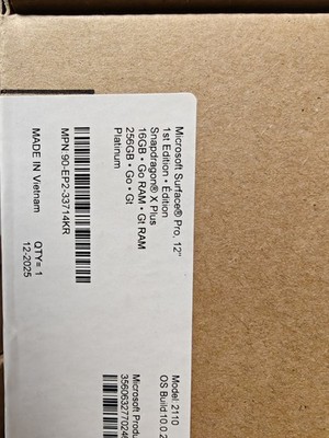 Microsoft Surface Pro Copilot+ PC 12'' Snapdragon X Plus 16GB RAM 256GB UFS