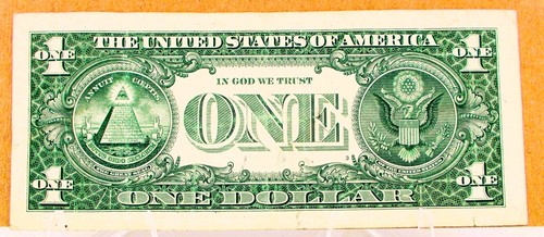 2017 ONE DOLLAR $1.00 bill/note , STAR NOTE*, very collectible, LOW SERIAL # - Picture 2 of 3
