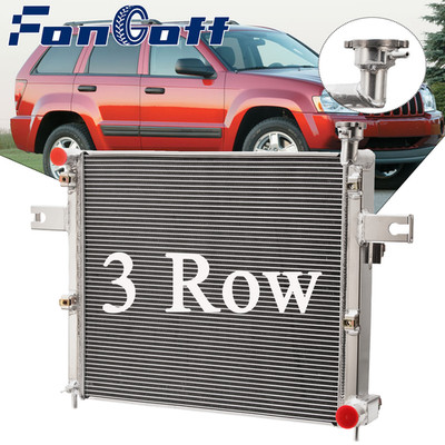 3 Rows Aluminum Radiator For 1999-2005 Jeep Grand Cherokee WJ WG 4.7L V8 MT US