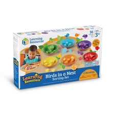 New - Learning Resources Learning Essentials - Birds in a Nest Sorting Set