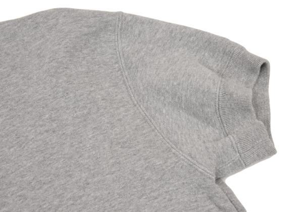 sacai cotton back different material button closu… - image 6