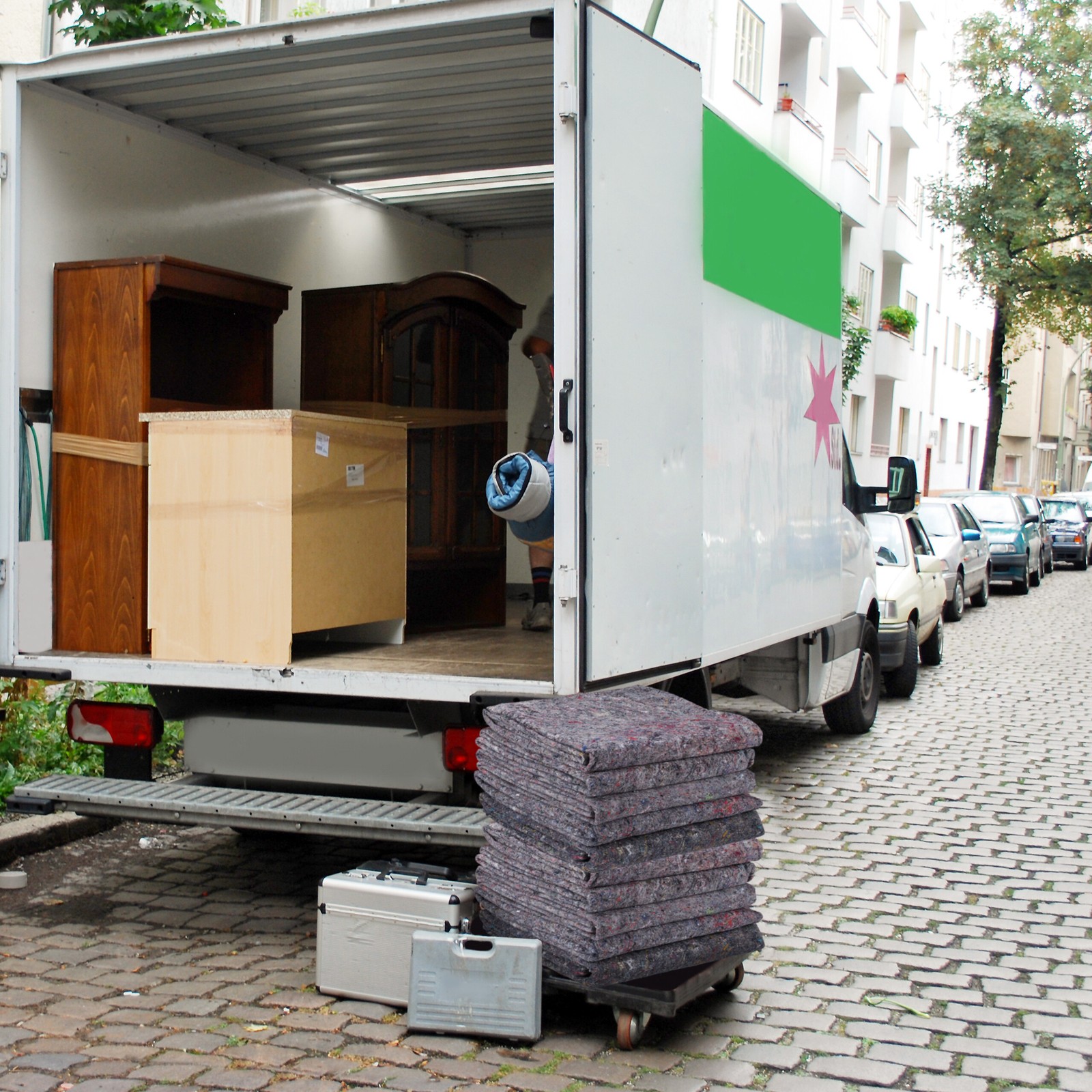 Umzugsdecke Packdecke Vliesdecke Möbeldecke Schutzdecke Transportdecke 6er Set