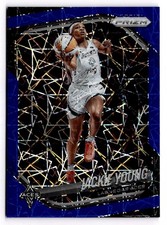 2025 Panini Prizm WNBA Blue Lazer - Jackie Young #23 Las Vegas Aces 