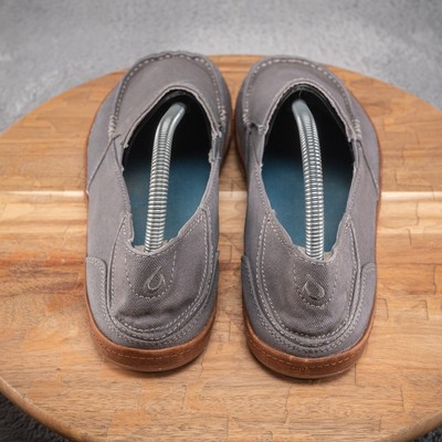 Olukai Gray Puhalo Canvas Uppers‎ Men Loafers 8.5 M OLUKAI Puhalu Canvas Brown Sz 12 Men Slip-On Loafers | eBay main image 2