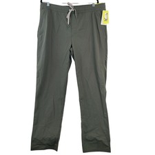 NWT All In Motion Men's 360 Lifestyle Olive Green Pull-On Athletic Pants Sz L