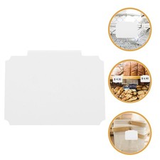 10 Pcs Labels for Storage Containers Basket White Bin Clips Baskets