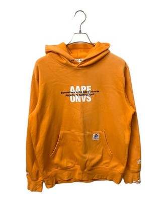 Aape BY A BATHING APE Orange Hoodie Size: XL Orange AAPSWM3722XXF