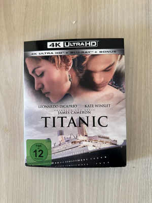 TITANIC von JAMES CAMERON - 4K ULTRA HD + Blu-ray Wie NEU
