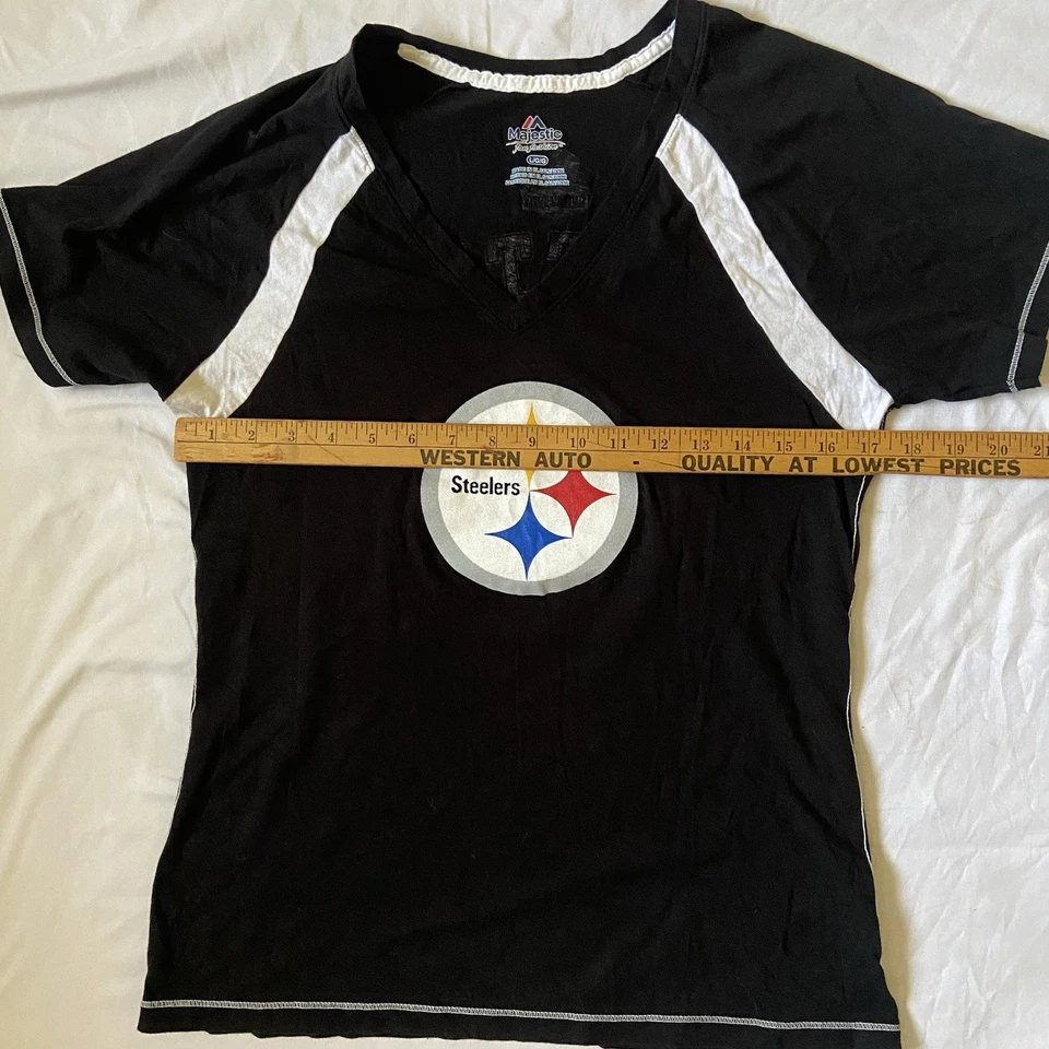 Steelers Hall Of Fame Bettis 36女式大号T恤 — 第 4/4 张图片