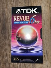  NEW  SEALED Media One TDK Revue Blank VHS Tape, T-120 Premium Quality, 6 Hour