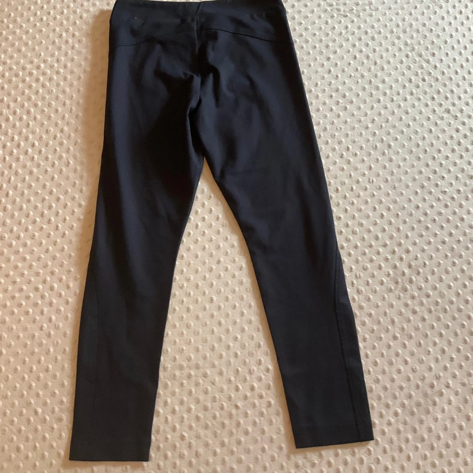 Tommy Hilfiger Black Leggings S/P Small Petite Seamed Stretchy New With Tags - Image 4 of 4