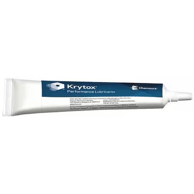 Krytox Gpl-225 2 Oz. White Moisture-Resistant Bearing Grease Tube