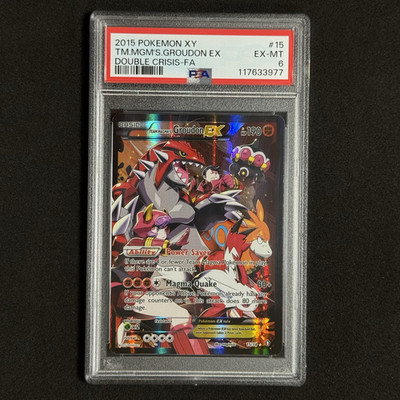 Team Magma's Groudon EX 15/34 XY Double Crisis Full Art Card 2015