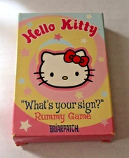 Briarpatch Hello Kitty "What's Your Sign?" Rummy Game 2001 complete