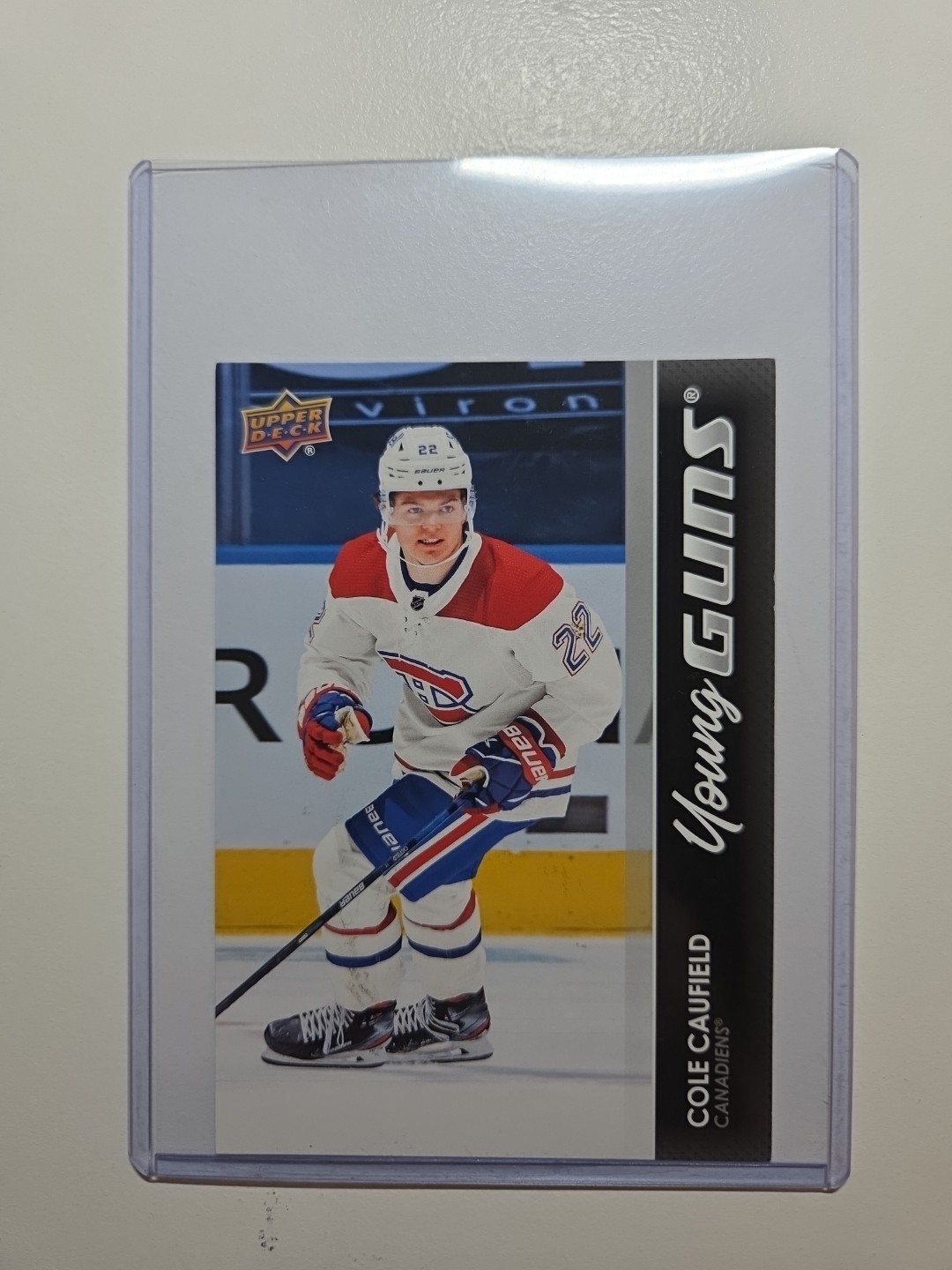 2021 Upper Deck Young Guns COLE CAUFIELD #201 "JUMBO" RC ROOKIE Canadians