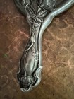 Vintage Ornate Sterling Silver Handheld Mirror — photo 5