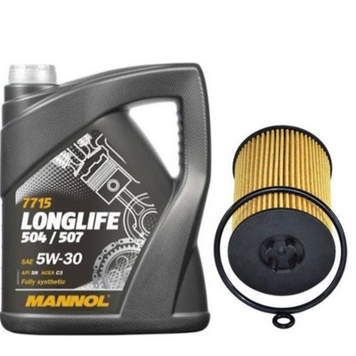5L MANNOL 504/507 OIL CHANGE SERVICE KIT FOR VW TIGUAN 1.6 2.0 TDI 2010-20