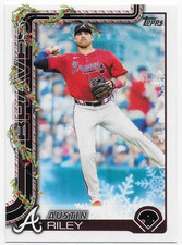 2025 Topps Holiday #H86 Austin Riley - Atlanta Braves