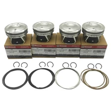4Pcs Pistons & Rings Kit EJ7Z6108E For 15-19 Ford Focus Mustang Lincoln MKC 2.3L