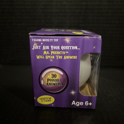 Talking Mr. Predicto Fortune Telling Ball Ask Yes or No Question & He Speaks NEW - Picture 2 of 6