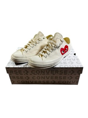 Come Des Garcons Converse CDG PLAY White Low Top Men s Size 12 Unisex