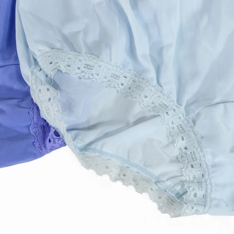 LOTE/2 BRAGAS OLGA CINTURA ALTA NUEVAS CON ETIQUETAS Moda Scoops 873 Secret Hug SISSY Granny L/7 Foto 3 de 4