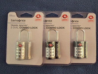 3X Samsonite 3 Dial Travel Sentry Combo Lock Mechanism 91165-1888