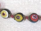 Murano Millefiori Style Glass Bead Bracelet 8" — photo 2