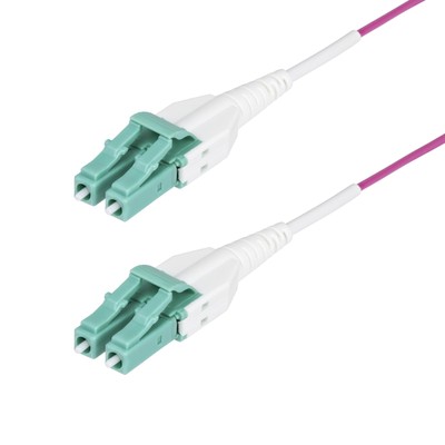 Startech.Com 7M (23Ft) Lc/Lc (Upc) Om4 Multimode Fiber Optic Cable,... NEW