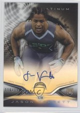 2014 Topps Platinum Rookie Refractor Black 116/150 Jason Verrett #31 Auto 1p5