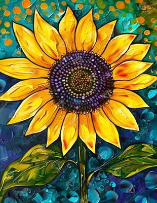 DIAMOND ART CLUB Golden Majesty Diamond Painting Kit, Fun DIY