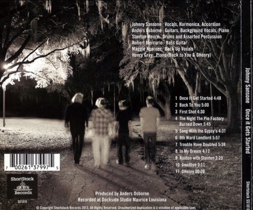 Johnny Sansone - Once It Gets Started (CD 2013 Shortstack Records) - Bild 2 von 2