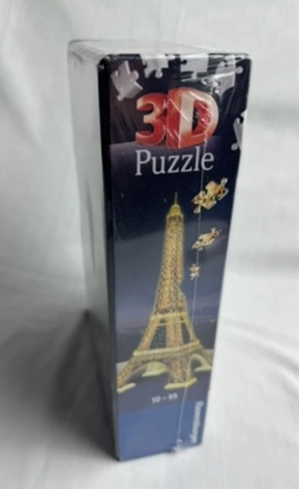 NUEVO ROMPECABEZAS SELLADO RAVENSBURGER 3D TORRE EIFFEL EDICIÓN NOCTURNA 216 Piezas  Foto 3 de 4