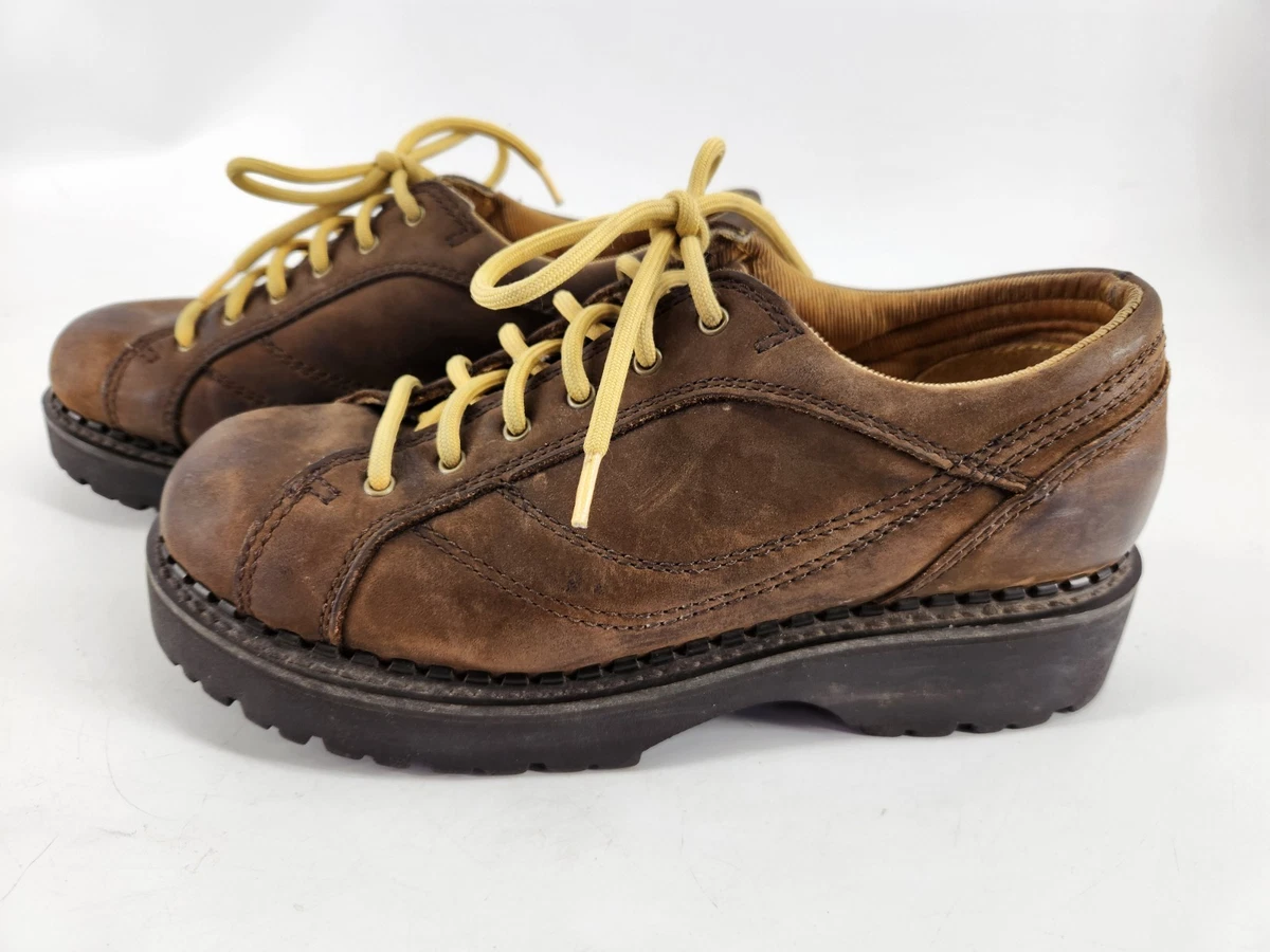 American Eagle Outfitters Tan Suede Derby with Chunky Lug Sole American Eagle Outfitters Oxford Leather Upper Comfort Shoes  main image 2