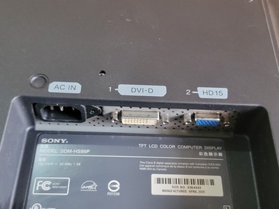 Sony SDM-HS95P/S LCD Monitor for sale online | eBay